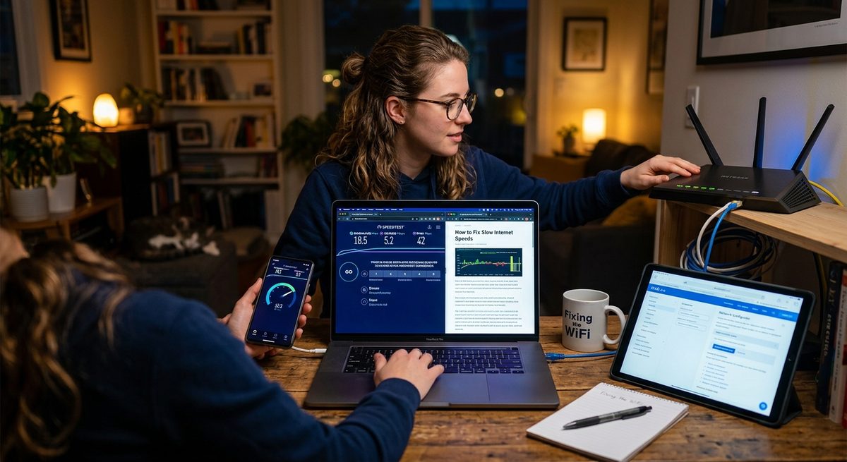 How to Read Your Internet Speed Test Results and Actually Fix Slow Speeds